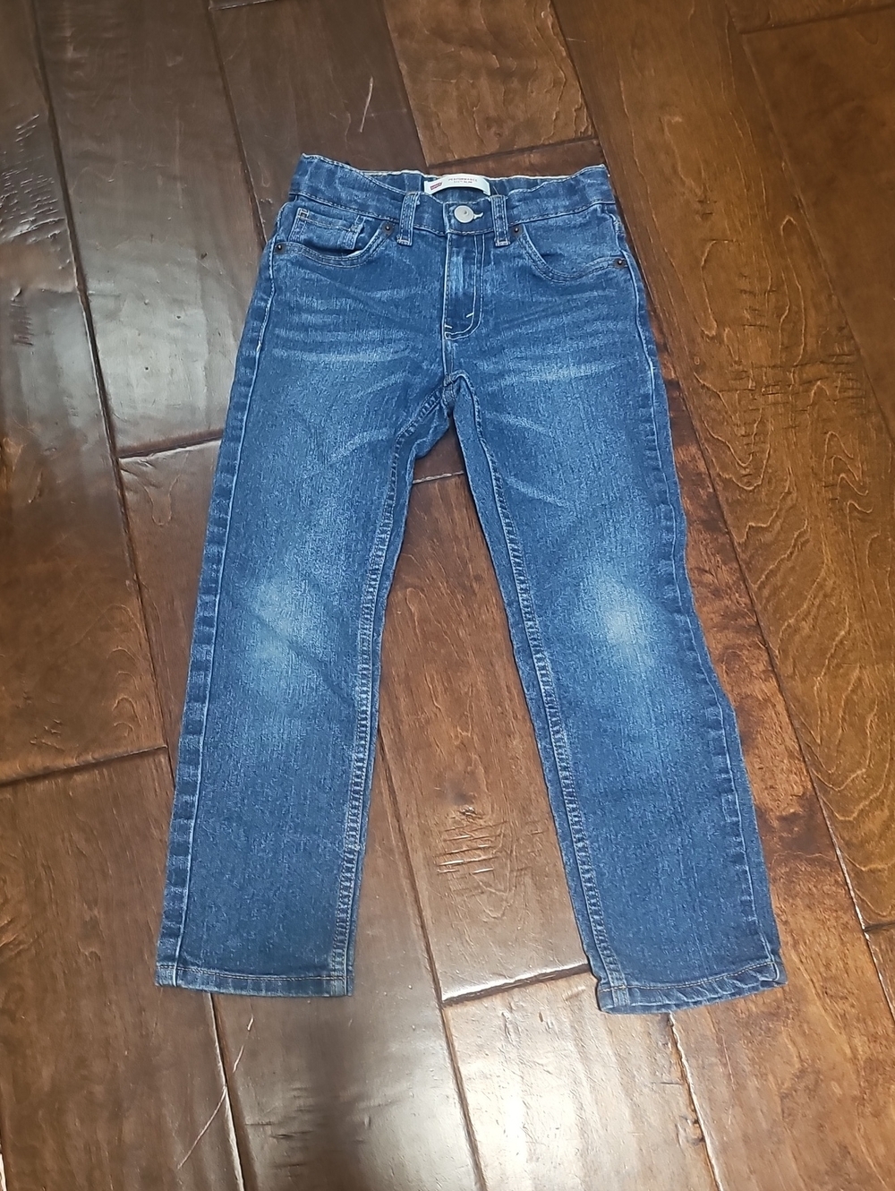 Levi's Boys Performance Slim 511 Straight Jeans in Blue NWT SZ 7 REG